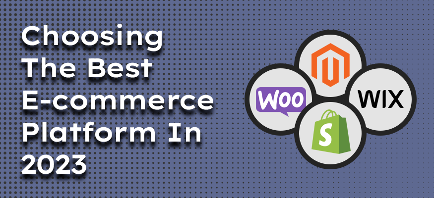 Choosing The Best E-commerce Platform (2023) Banner Image | Think Tank - Innovation Hub For Web Enthusiasts